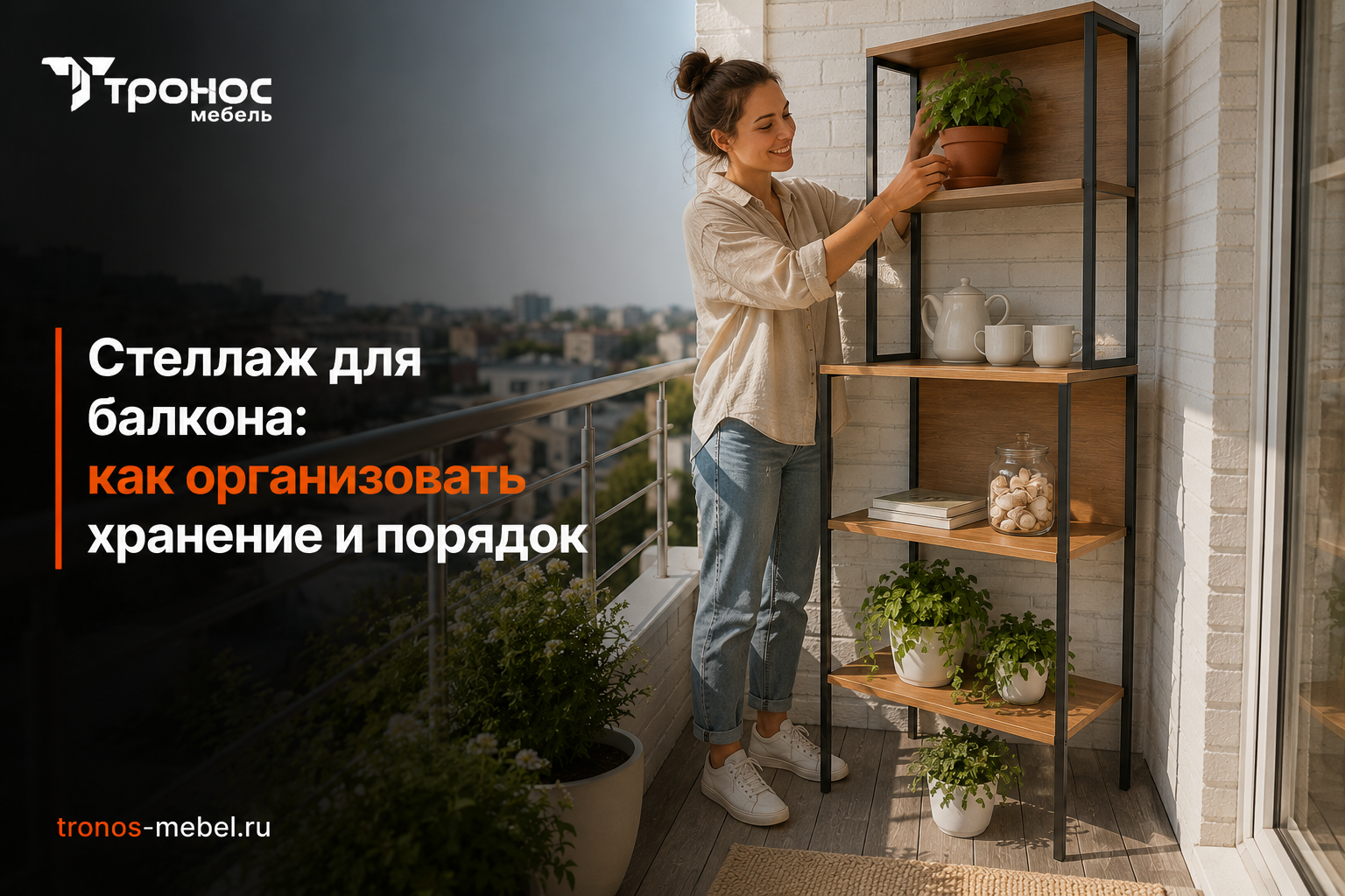 Стеллаж для балкона: как организовать хранение и порядок